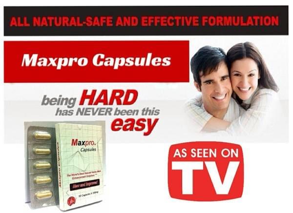 maxpro capsules as seen on tv